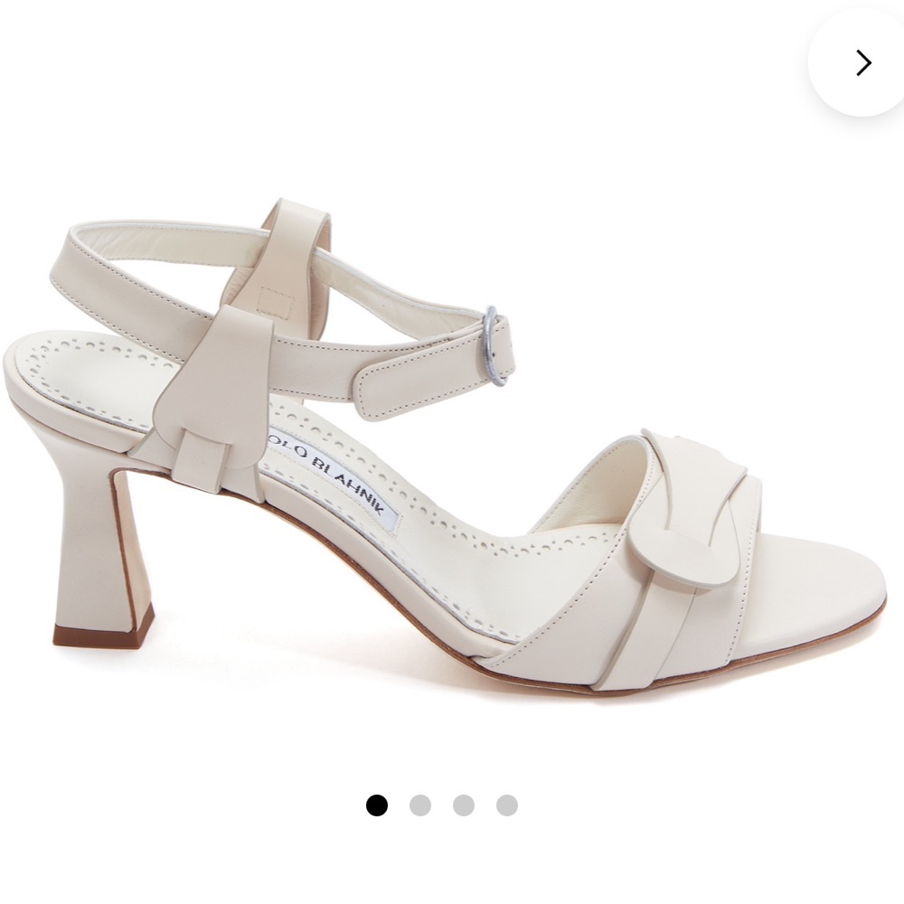 Manolo Blahnik
Sandals in light beige leather Hydra Calf - Picture 6 of 8